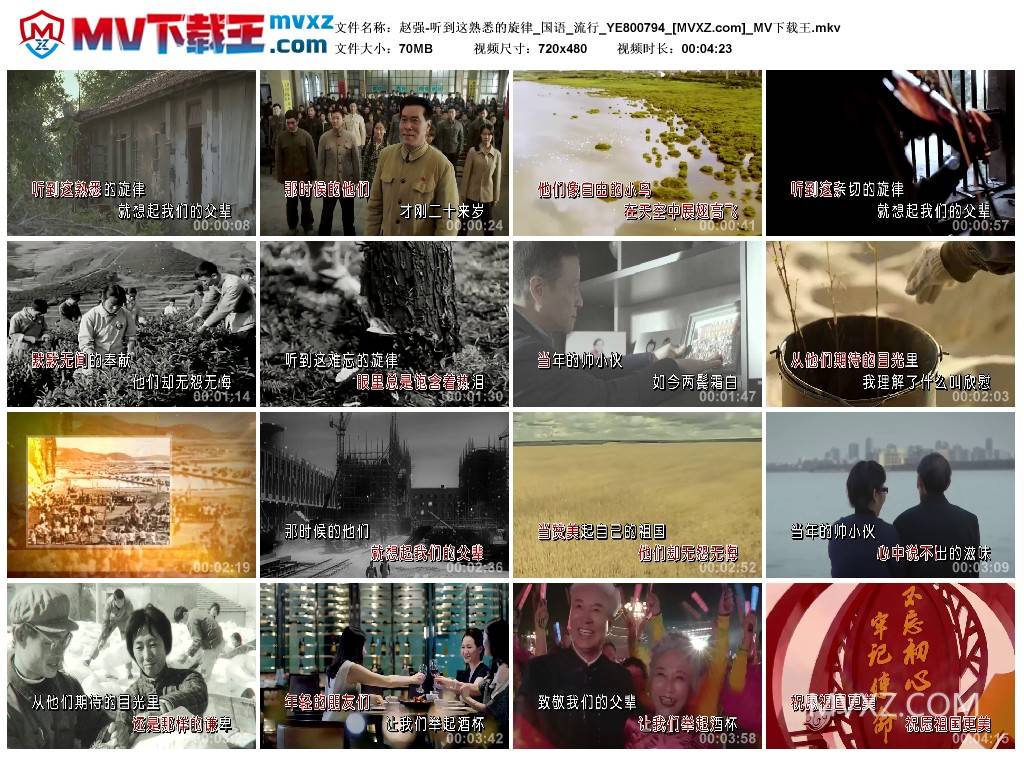 赵强-听到这熟悉的旋律_国语_流行_YE800794